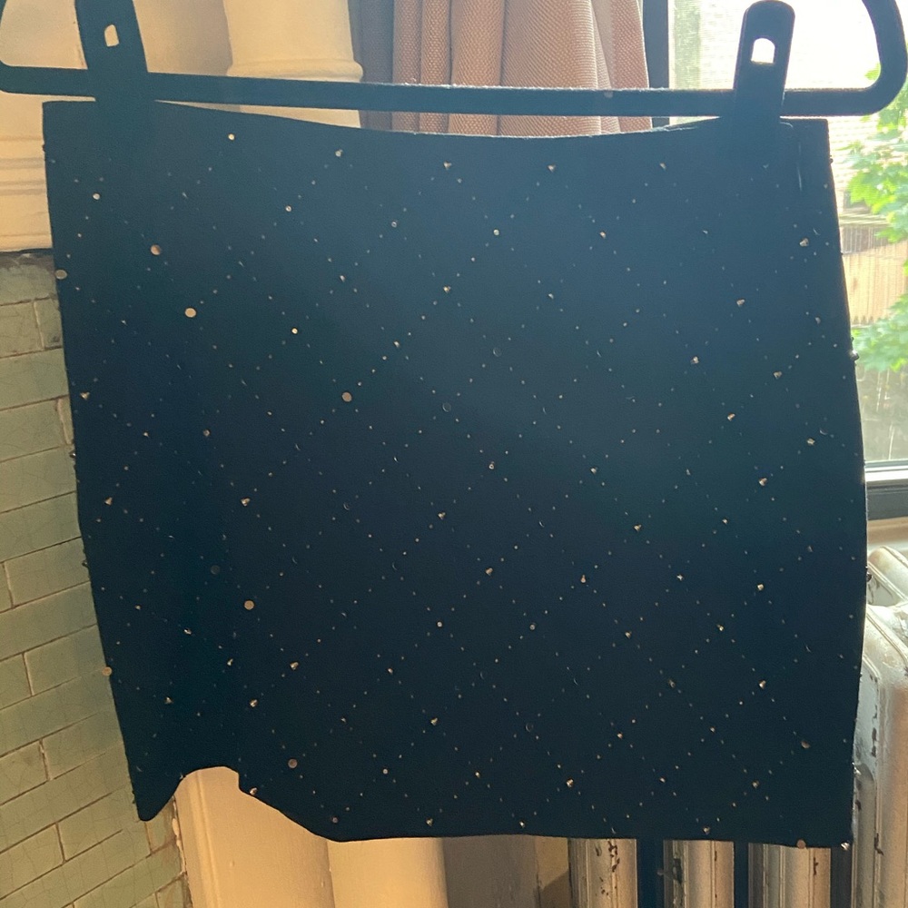 Club Monaco Studded mini skirt